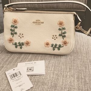 COPY - Coach Nolita 19 in Signature Canvas with Floral Whipstitch
